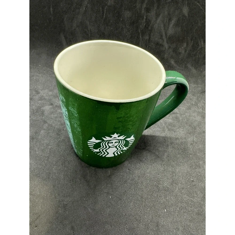 2021 Starbucks Brushstroke Collectible Mermaid Coffee Mug Red Green Purple 10 Oz